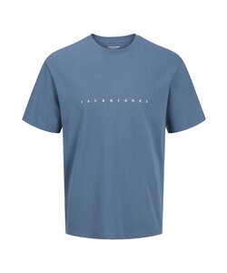 Jack & Jones Plus Size Heren T-shirt JJESTAR Oceanview Blauw