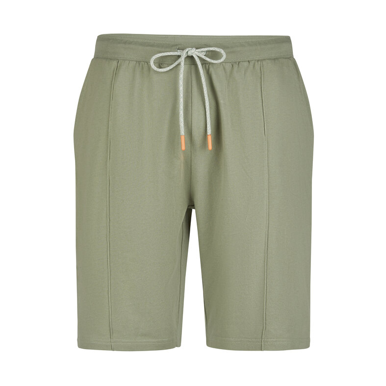 Phil & Co Phil & Co Heren Shortama Korte Pyjama Set Oranje Fiets