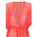 Sarlini Sarlini Ladies Tunic Beach Dress Polyester Coral/Orange