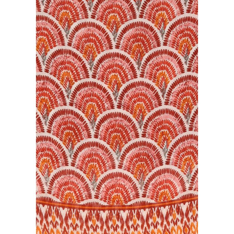 Sarlini Sarlini Dames Tuniek Strandjurk Polyester Earth Rood