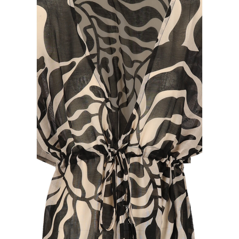 Sarlini Sarlini Dames Tuniek Strandjurk Polyester Zwart