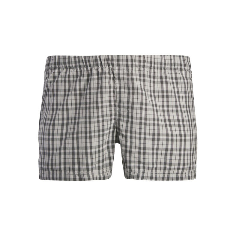 Jack & Jones Jack & Jones Heren Wijde Boxershorts Geweven Katoen JACMILANO 3-Pack Zwart/Grijs