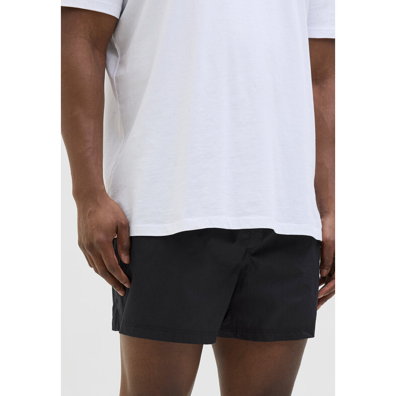 Jack & Jones Jack & Jones Heren Wijde Boxershorts Geweven Katoen JACMILANO 3-Pack Donkerblauw/Zwart