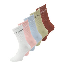 Jack & Jones Heren Sportsokken JACVESTERBRO Tennissokken 5-Pack Multicolor