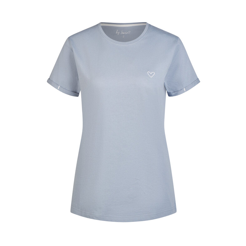 By Louise By Louise Essential Ladies Short Pajama Set Short Pants Light Blue