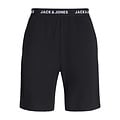 Jack & Jones Junior Jack & Jones Junior Jongens Korte Shortama Pyjamaset JACOMAHA Ronde Hals Lichtblauw/Zwart
