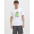 Jack & Jones Jack & Jones Men's T-shirt JJBARBADOS Round Neck White