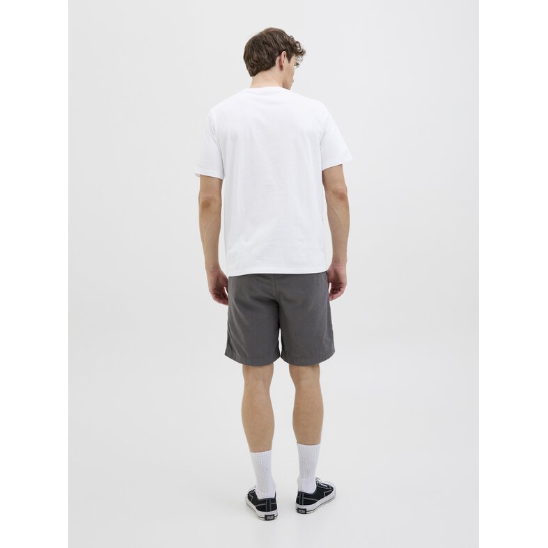 Jack & Jones Jack & Jones Heren T-shirt JJBARBADOS Ronde Hals Wit
