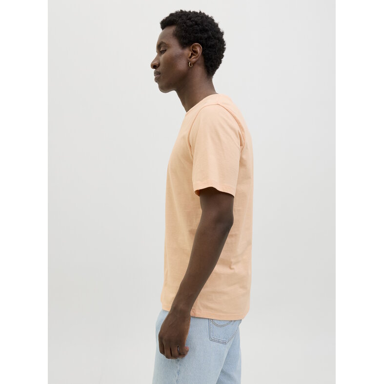 Jack & Jones Jack & Jones Men's T-shirt JJBARBADOS Round Neck Orange
