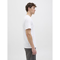 Jack & Jones Jack & Jones Heren T-shirt JJBARBADOS Ronde Hals Wit
