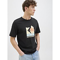 Jack & Jones Jack & Jones Heren T-shirt JJBARBADOS Ronde Hals Zwart
