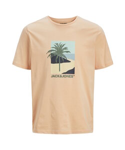 Jack & Jones Men's T-shirt JJBARBADOS Round Neck Orange