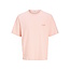 Jack & Jones Jack & Jones Heren T-shirt JORALMERIA Relaxed Fit Ronde Hals Roze