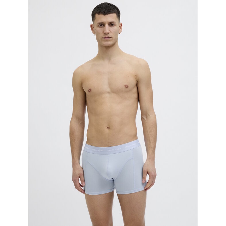 Jack & Jones Jack & Jones Heren Boxershorts Trunks JACTOM Bamboe 3-Pack Zwart/Lichtblauw/Lichtgroen