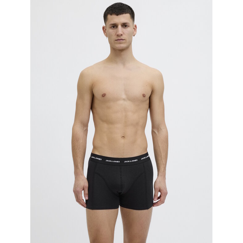 Jack & Jones Jack & Jones Heren Boxershorts Trunks JACTOM Bamboe 3-Pack Zwart/Lichtblauw/Lichtgroen