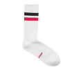 Jack & Jones Jack & Jones Men's Sports Socks JACTIRANA Tennis Socks Striped 5-Pack White