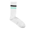 Jack & Jones Jack & Jones Men's Sports Socks JACTIRANA Tennis Socks Striped 5-Pack White