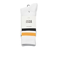 Jack & Jones Jack & Jones Heren Sportsokken JACTIRANA Tennissokken Gestreept 5-Pack Wit