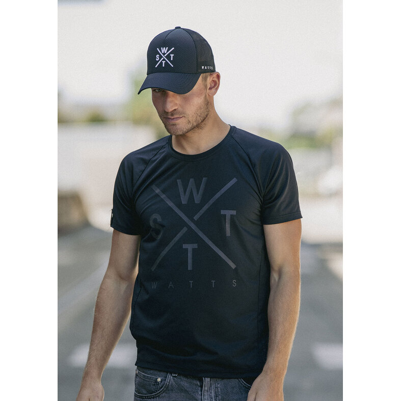 WATTS WATTS Unisex Cap TRIBE Logo Plain Carbon Black