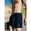 WATTS WATTS Men's Swim Short R-COOLZ Solid Navy Blue