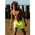 WATTS WATTS Men's Swim Short R-COOLZ Solid Neon Green