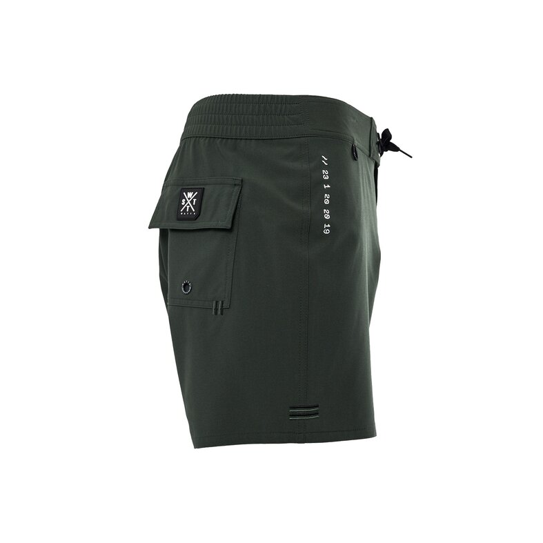 WATTS WATTS Men's Swim Short RX COOL Solid Dark Green