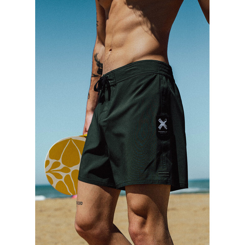 WATTS WATTS Men's Swim Short RX COOL Solid Dark Green