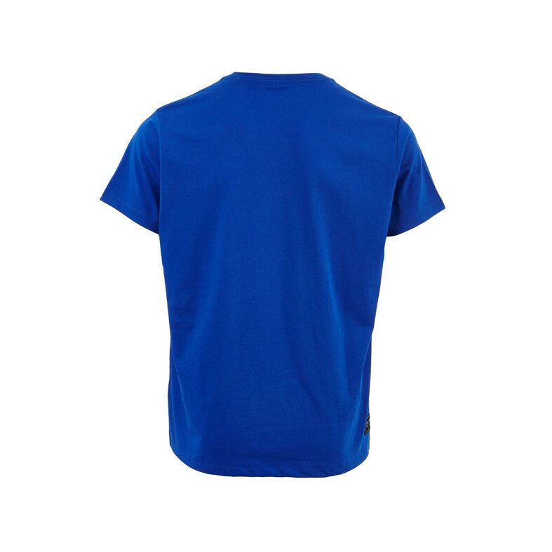 WATTS WATTS Unisex T-Shirt WATTS01 Ronde Hals Organisch Katoen Effen Blauw