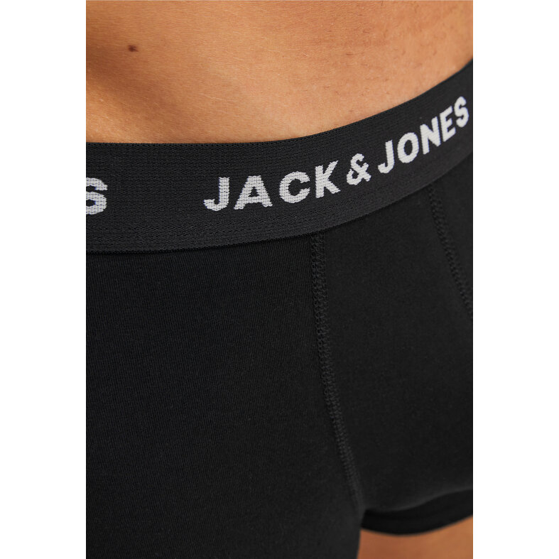 Jack & Jones Jack & Jones Boxershorts Heren JACHUEY 7-Pack Effen Zwart