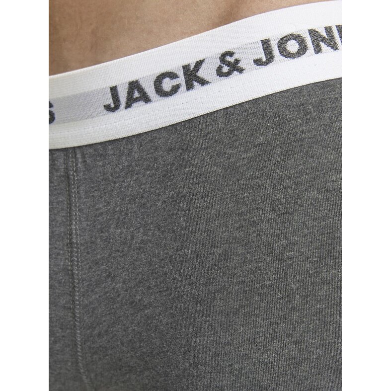 Jack & Jones Jack & Jones Heren Boxershorts JACSOLID 12-Pack Effen Onderbroeken