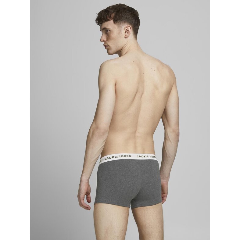 Jack & Jones Jack & Jones Heren Boxershorts JACSOLID 12-Pack Effen Onderbroeken