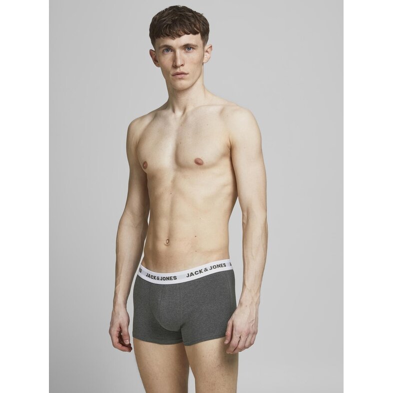 Jack & Jones Jack & Jones Heren Boxershorts JACSOLID 12-Pack Effen Onderbroeken