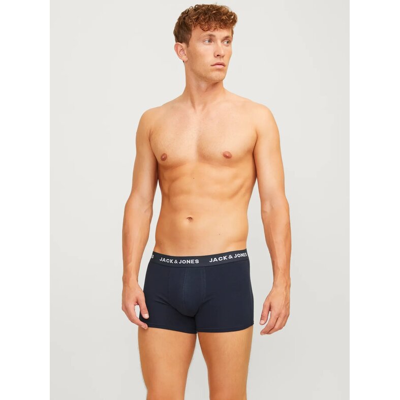 Jack & Jones Jack & Jones Heren Boxershorts Effen Trunks JACBASIC 7-Pack