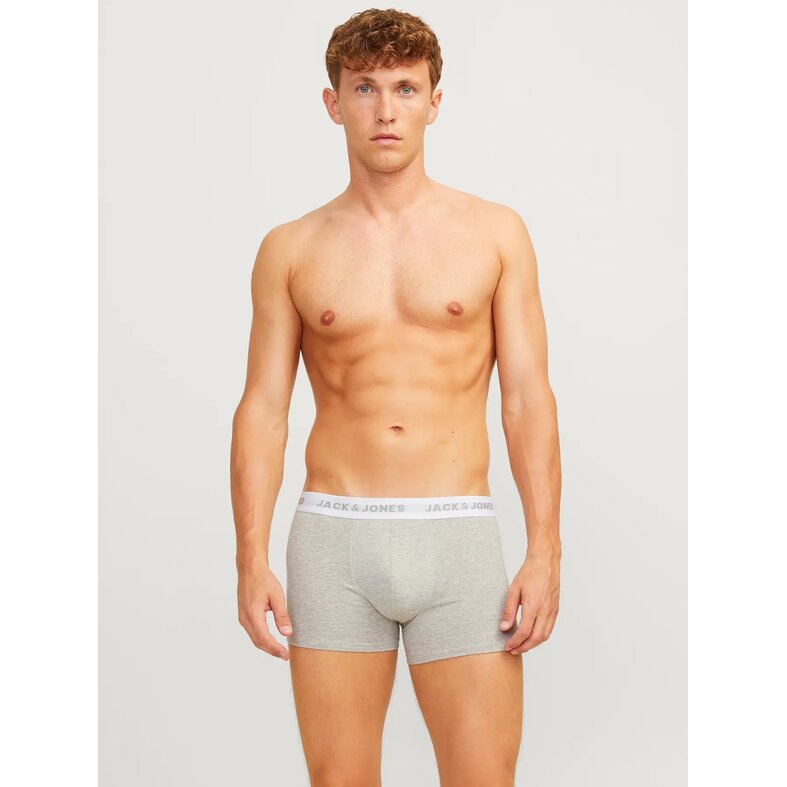 Jack & Jones Jack & Jones Heren Boxershorts Effen Trunks JACBASIC 7-Pack
