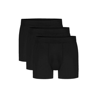 Ten Cate Men's Boxer Shorts Trunks Modal 3-Pack Plain Black