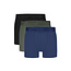 Ten Cate Ten Cate Men's Boxer Shorts Trunks Modal 3-Pack Plain Green/Blue/Black