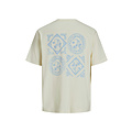 Jack & Jones Jack & Jones Heren T-Shirt JORPAROS EASTER Ronde Hals Antique White