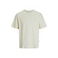 Jack & Jones Jack & Jones Heren T-Shirt JORPAROS EASTER Ronde Hals Antique White