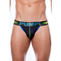PUMP! PUMP Men's Play Jockstrap Black/Green/Blue