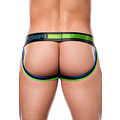 PUMP! PUMP Men's Play Jockstrap Black/Green/Blue