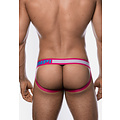 PUMP! PUMP Men's Sugar Rush Jockstrap Pink/Blue/White