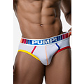 PUMP! PUMP Men's Spectrum Pride Briefs White/Rainbow