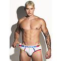 PUMP! PUMP Men's Spectrum Pride Briefs White/Rainbow
