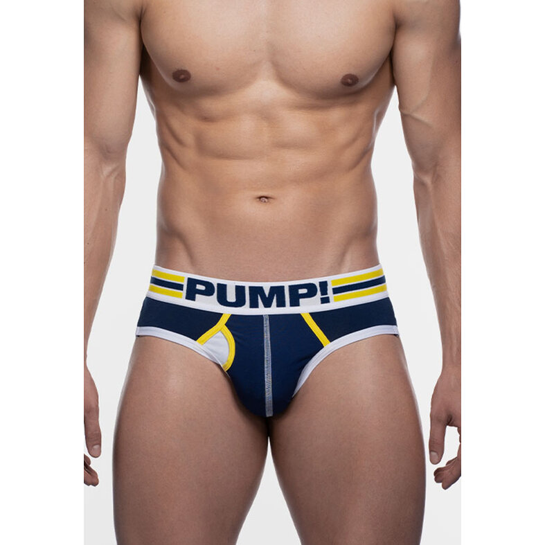 PUMP! PUMP Men's Recharge Sidecut Slip Dark Blue/White/Yellow