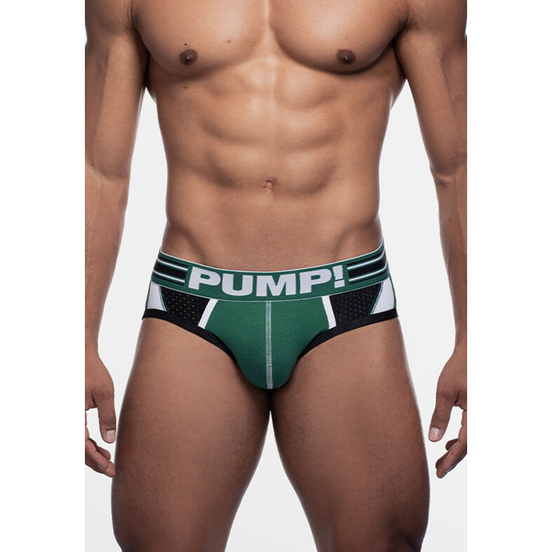 PUMP! PUMP Men's Boost Briefs Black/Dark Green/White