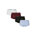 PIECES Pieces Dames Hipster PCLOGO 4-Pack Multicolor