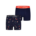 Happy Shorts Happy Shorts Kinder Boxershorts Jongens Kerst Print 2-Pack HoHoHo