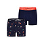 Happy Shorts Happy Shorts Kinder Boxershorts Jongens Kerst Print 2-Pack HoHoHo