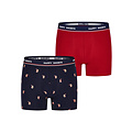 Happy Shorts Happy Shorts Kinder Boxershorts Jongens Kerst Print 2-Pack Gingerbread Men