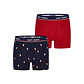 Happy Shorts Happy Shorts Kids Boxer Shorts Boys Christmas Print 2-Pack Gingerbread Men